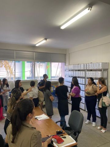 Professores e Alunos do Curso de Arquivologia da  UEPB - Data: 06/06/2024